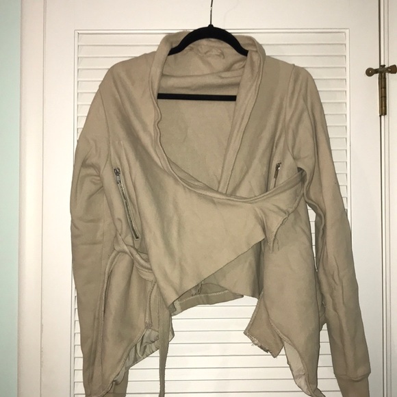 Rick Owens Tops - Rick Owens sweatshirt jacket
